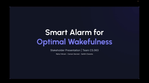 Thumbnail for Stakeholder Presentation Rec