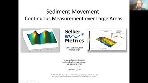 Thumbnail for Chris Gabrielli (SelkerMetrics): DTS as a means to monitor sedimentation rates continuously over large areas