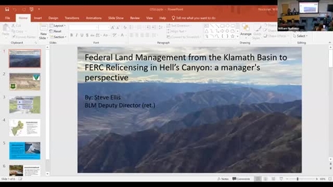 Thumbnail for Clip of SEMINAR (WRP_507_002_F2023)  Part I (first 15 minutes)