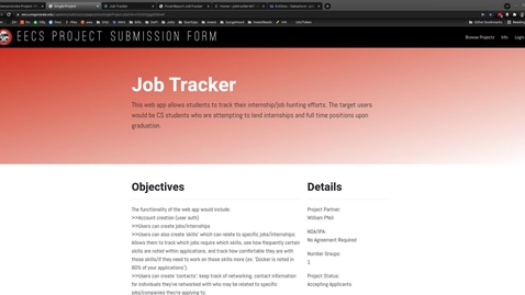 Thumbnail for entry JobTracker_FinalProjectDemo_CS467