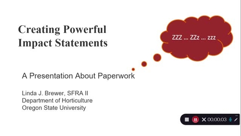 Thumbnail for Creating Powerful Impact Statements - April 8th 2021, 1:01:49 pm