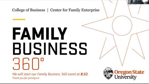 Thumbnail for Family Business 360 : Sharing the Lead Harmoniously Through Shared Decision Making