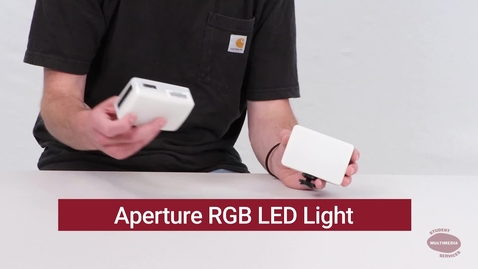 Thumbnail for entry Aperture LED Light.mp4