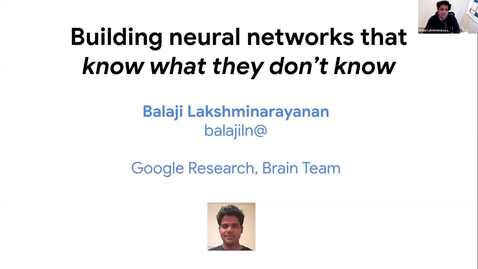 Thumbnail for entry AI Seminar 20 - Balaji Lakshminarayanan