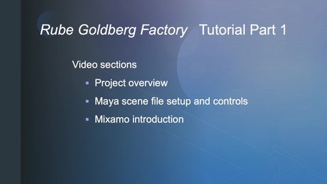 Thumbnail for Rube Goldberg Factory-tutorial pt1