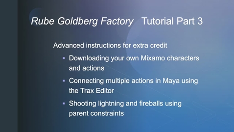 Thumbnail for Rube Goldberg Factory-tutorial part 3