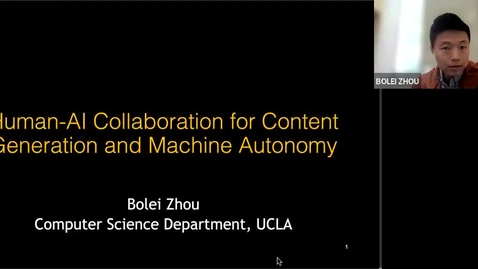 Thumbnail for entry AI Seminar 18 - Bolei Zhang