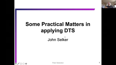 Thumbnail for entry John Selker (OSU): Some Practical Matters in Applying DTS