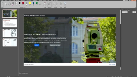 Thumbnail for CEM263 - Traversing Simulation Introduction
