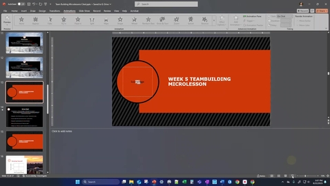 Thumbnail for CEM263: Team Building Microlesson #5