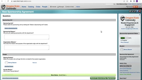 Thumbnail for Annual Sponsorship Agreement Ideal Logic Tutorial