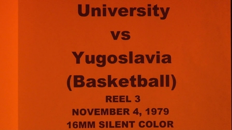 Thumbnail for Oregon State University vs. Yugoslavia basketball exhibition game, November 4, 1979