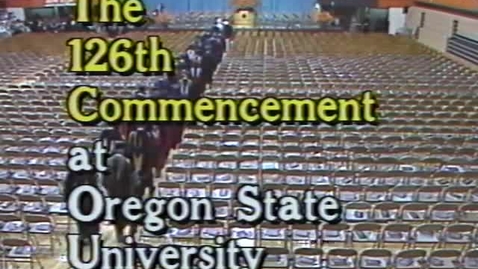 Thumbnail for entry OSU Commencement, 1995