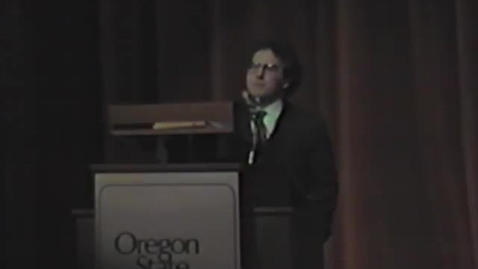 Thumbnail for John Kenneth Galbraith lecture, October 15, 1986