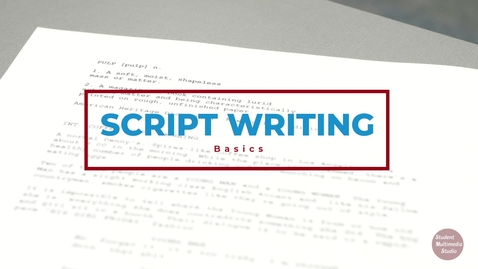 Thumbnail for Building a Script for Video