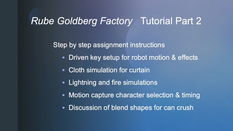Thumbnail for Rube Goldberg Factory-tutorial pt2