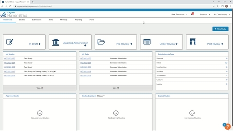 Thumbnail for Starting New Initial Application and Key Points