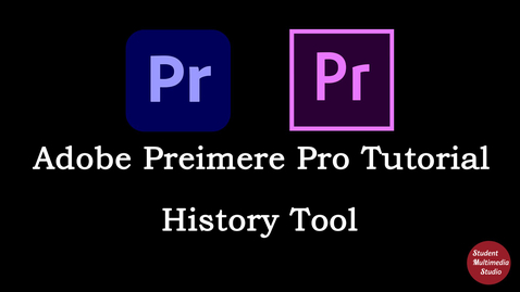 Thumbnail for entry Premiere Pro CS6 &amp; CC: 19 History Tab