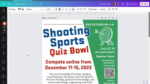 Thumbnail for Creating accessible social media posts from flyers