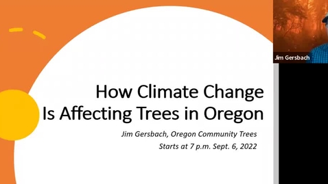 Thumbnail for entry **How climate change is affecting trees* - Washington County Master Gardener Association's Speaker Series