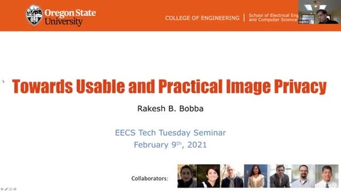 Thumbnail for entry Tech Talk Tuesday: Towards Usable and Practical Image Privacy