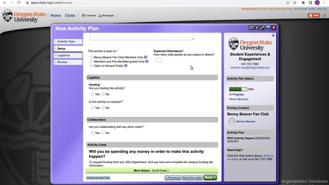 Thumbnail for Activity Plan with Travel