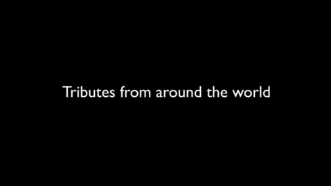 Thumbnail for Tribute to Dr. David Noakes - Tributes From Around The World