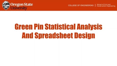 Thumbnail for CEM263: Green Pin Stats Part 1