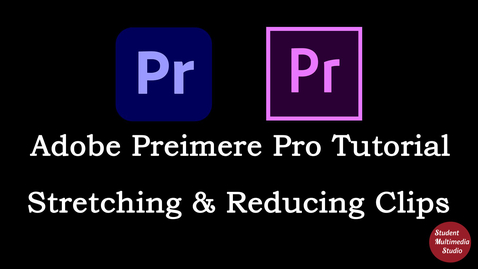Thumbnail for entry Premiere Pro CS6 &amp; CC: 10 Stretching and reducing a Clip