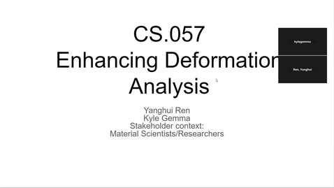 Thumbnail for Stakeholder presentation (recorded)