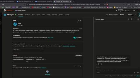 Thumbnail for Daniel Madson GRC Agent Video