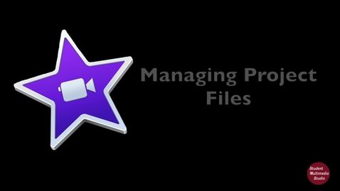 Thumbnail for entry iMovie 03: Managing Project Files