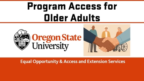 Thumbnail for Final Program Access for Older Adults