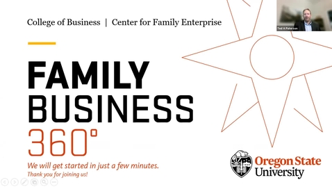 Thumbnail for entry Family Business 360: Handing Over Decision-Making to the Next Generation