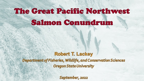 Thumbnail for entry The Great Pacific Northwest Salmon Conundrum