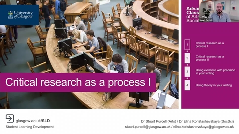 Thumbnail for Critical Research As Process 1 (Advanced Criticality, 2021-2022)