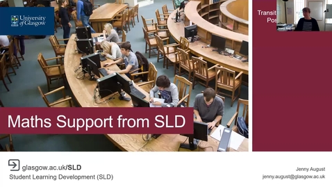 Thumbnail for T2G Postgrad Maths Support for Postgraduates