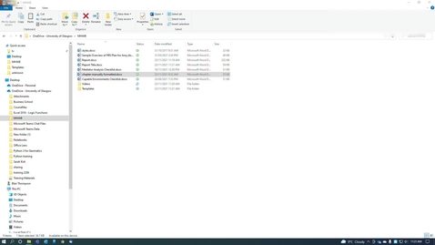 Thumbnail for Correcting a Manually formatted document