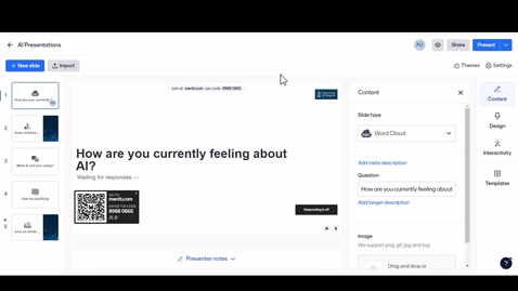 Thumbnail for Safegaurding your Mentimeter Presentation