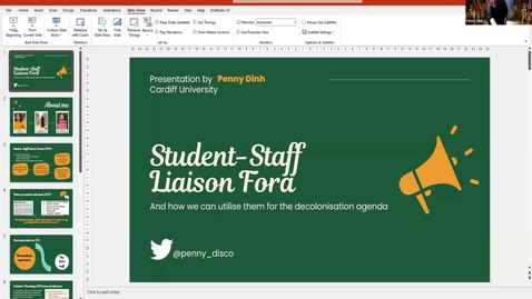 Thumbnail for 1.4 Utilising Student-Staff Engagement to Advocate for Decolonisation by  Penny Dinh