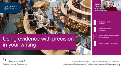 Thumbnail for Using Evidence with Precision (Advanced Criticality, 2022-2023)