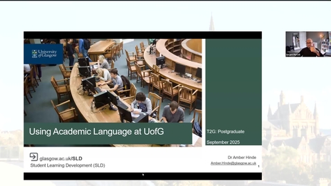 Thumbnail for Using Academic Language at UofG