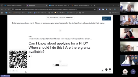 Thumbnail for T2G Postgrad Core Sessions - Q&amp;A 