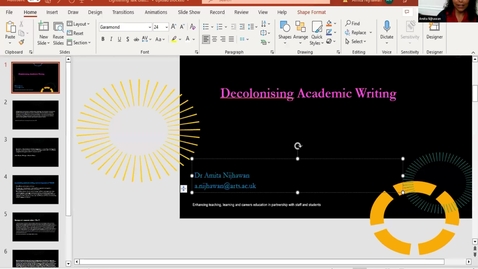 Thumbnail for 2.3 Decolonising Academic Writing by Amita Nijhawan