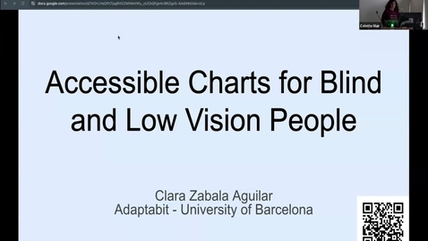 Thumbnail for Accessible Charts for Blind and Low Vision People, Clara Zabala, Adaptabit (University of Barcelona)