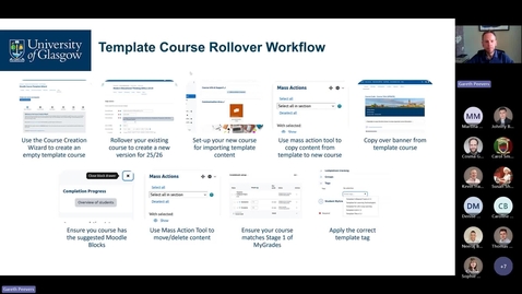 Thumbnail for LISU Upskilling - Moodle Templates and Rolling Over an Existing Course