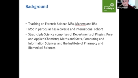 Thumbnail for 4.2 Strathclyde Science Internship by Felicity Carlysle-Davies, Sean Morrissey, Debbie Willison
