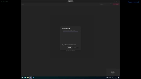 Thumbnail for Short Video - Transferring a Call