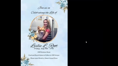 Thumbnail for Celebrating the life of Leslie Root