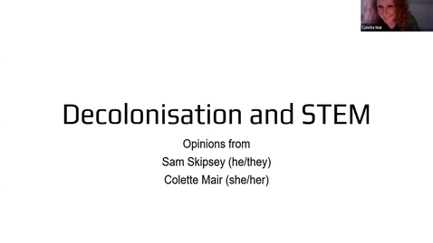 Thumbnail for Decolonisation and STEM